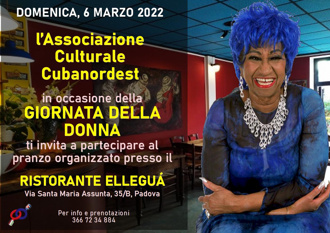 GIORNATA DELLA DONNA - RISTORANTE ELEGGUA'